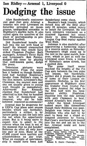 Guardian match report