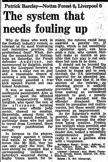 Guardian match report