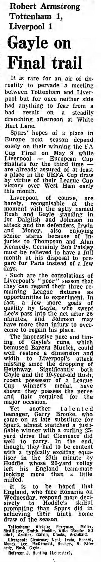 Guardian match report