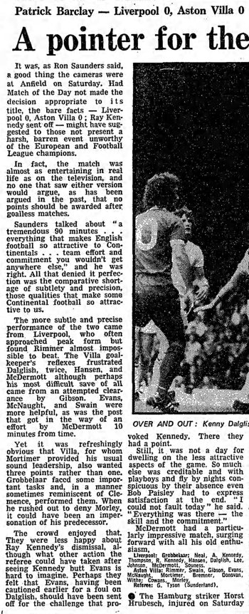 Guardian match report