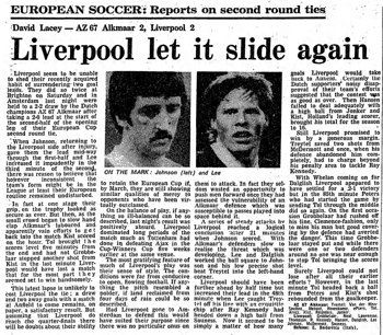 Guardian match report