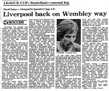 Guardian match report