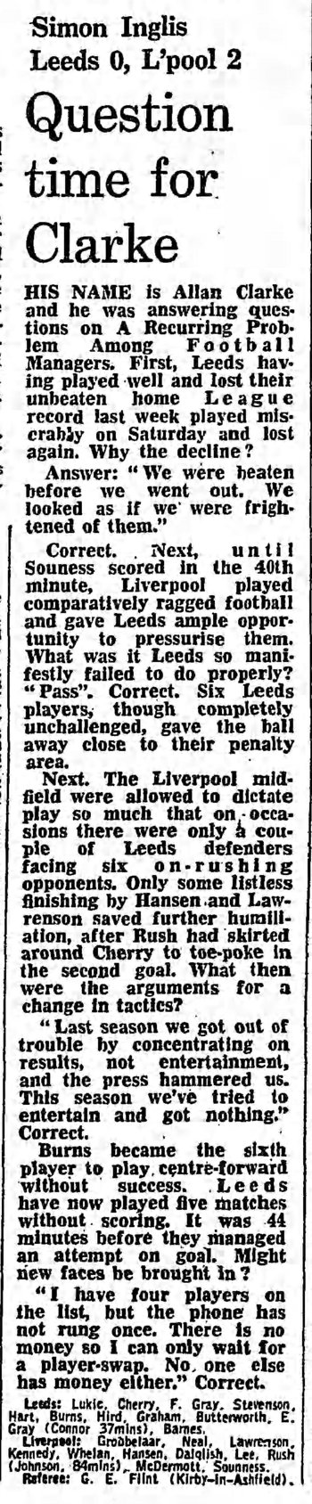 Guardian match report