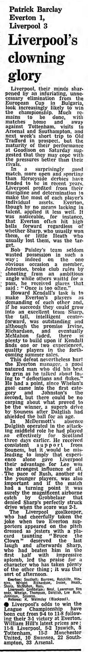 Guardian match report