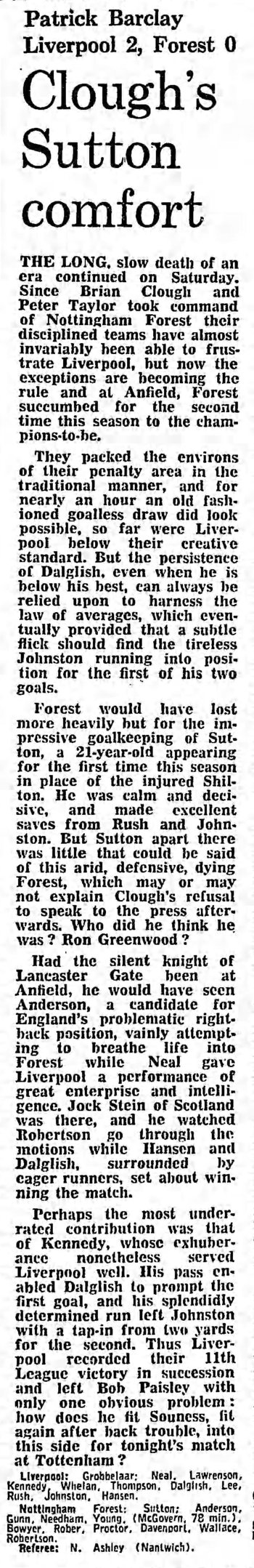 Guardian match report