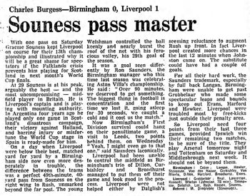 Guardian match report