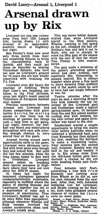 Guardian match report