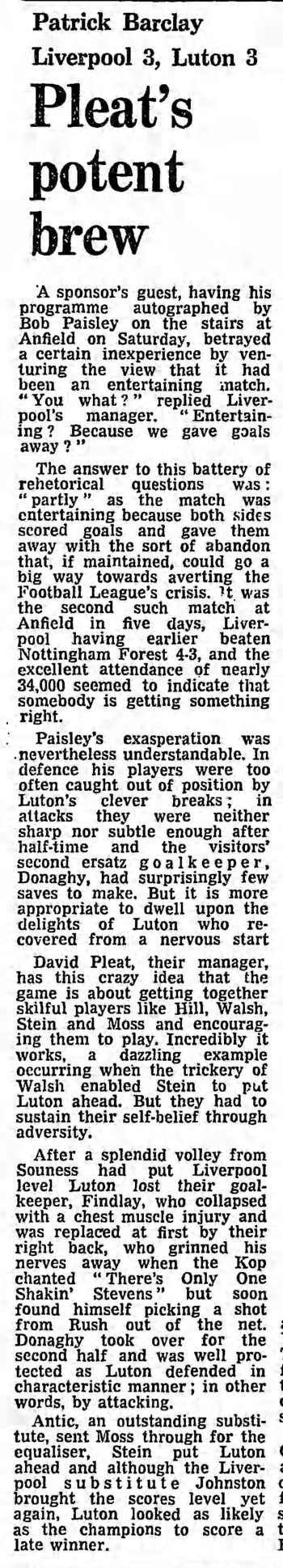 Guardian match report