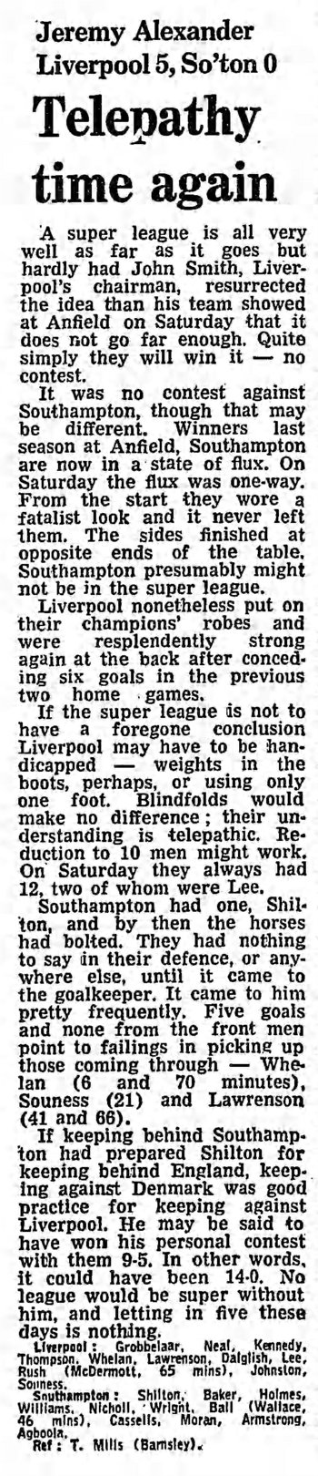 Guardian match report