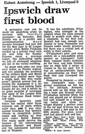 Guardian match report