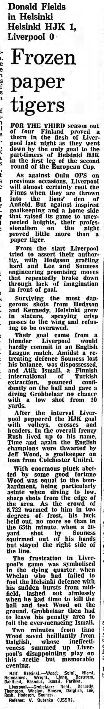 Guardian match report