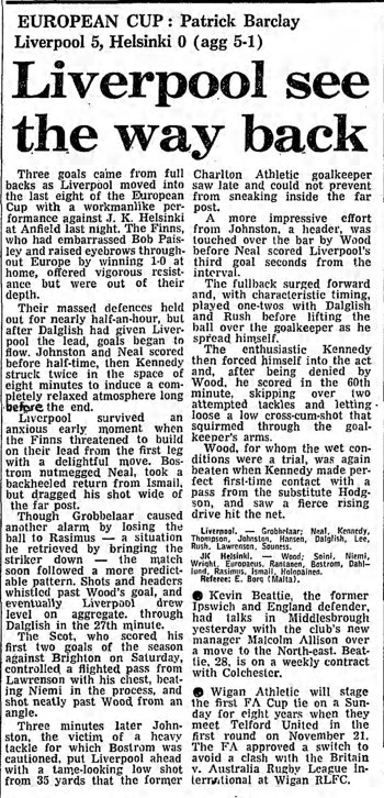 Guardian match report