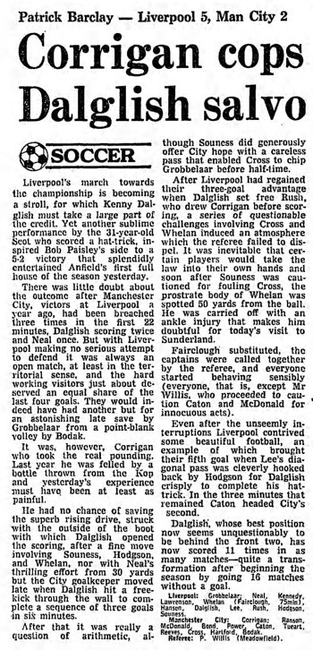 Guardian match report