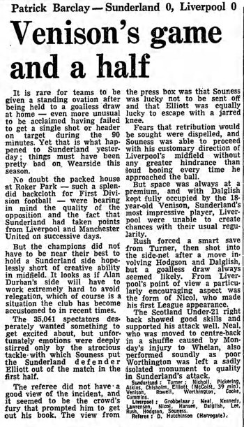 Guardian match report