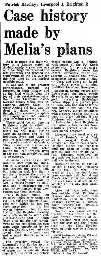 Guardian match report