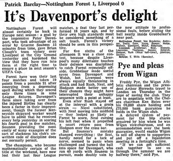 Guardian match report