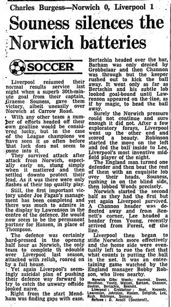 Guardian match report