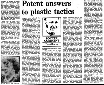 Guardian match report