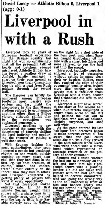 Guardian match report