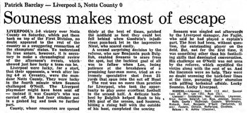 Guardian match report