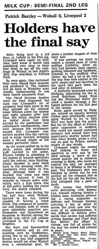 Guardian match report