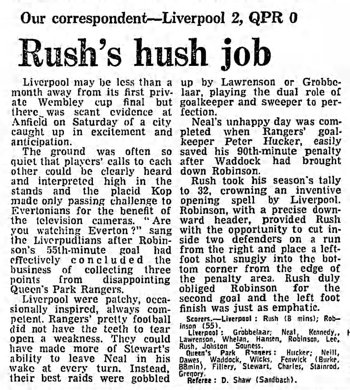 Guardian match report