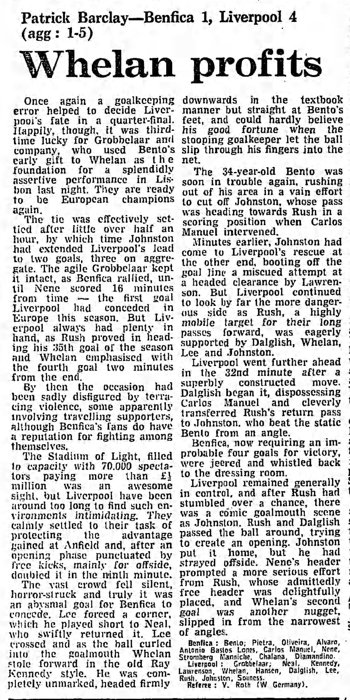 Guardian match report