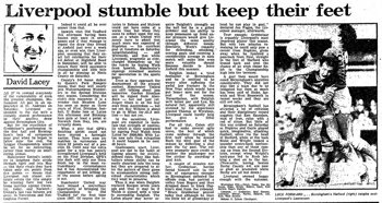 Guardian match report