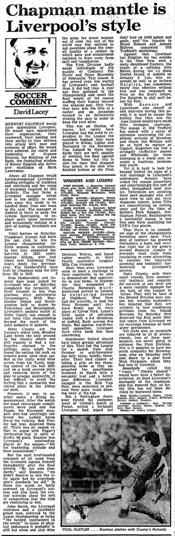 Guardian match report