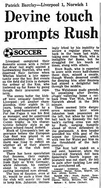 Guardian match report