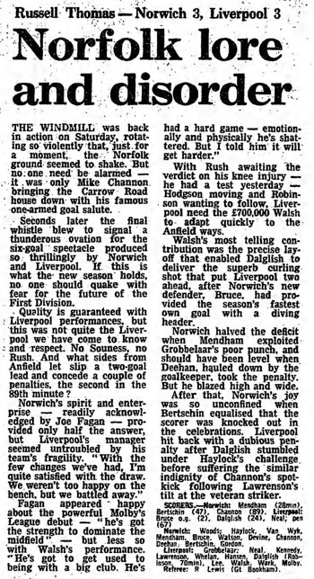 Guardian match report