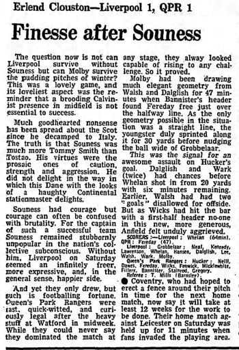 Guardian match report