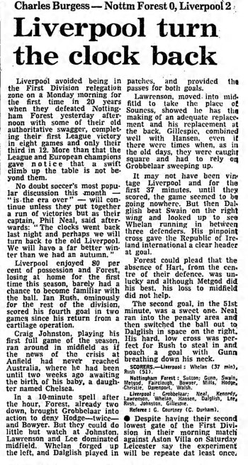 Guardian match report