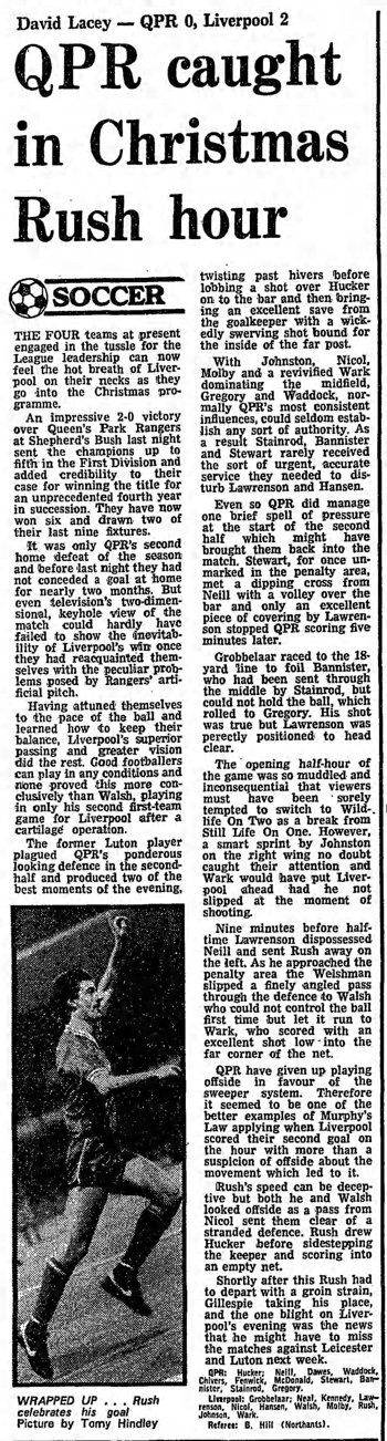 Guardian match report