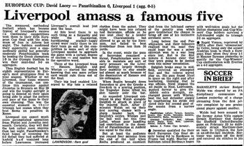 Guardian match report