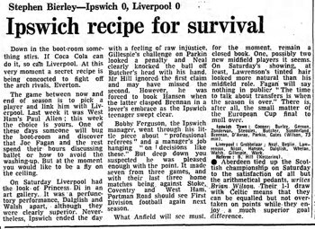 Guardian match report