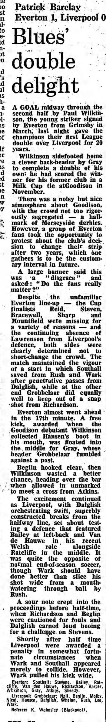 Guardian match report