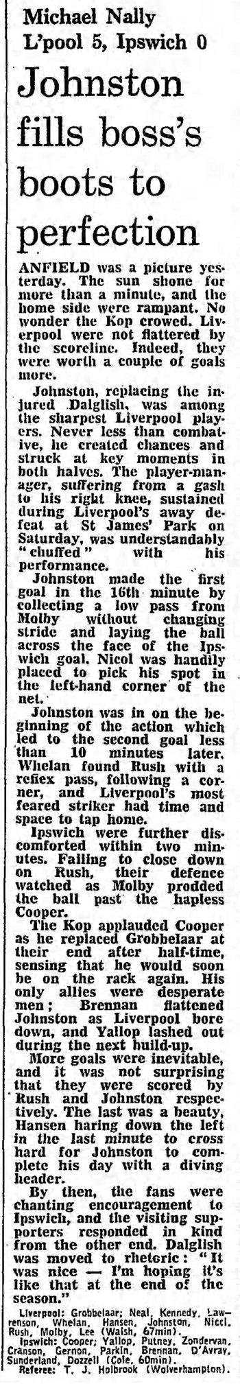 Guardian match report