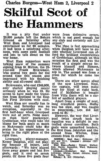 Guardian match report