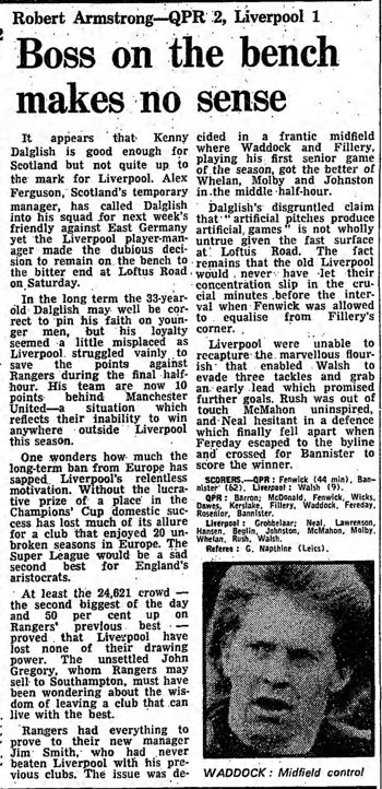 Guardian match report