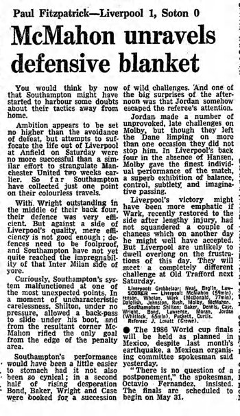 Guardian match report