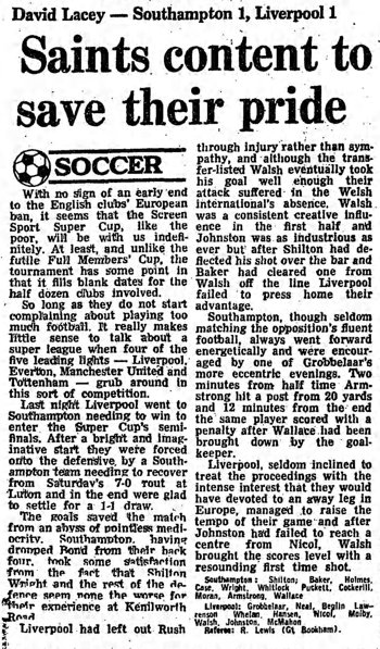 Guardian match report