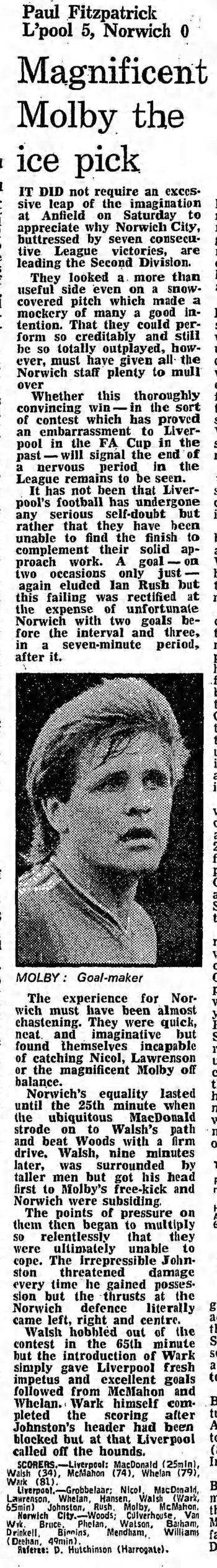 Guardian match report