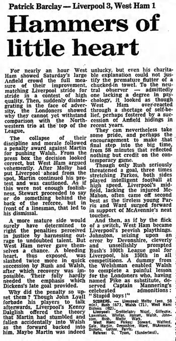 Guardian match report