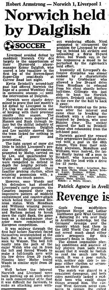 Guardian match report