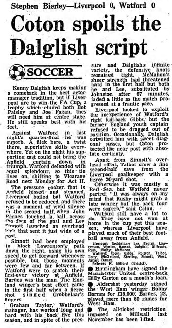 Guardian match report