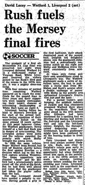 Guardian match report