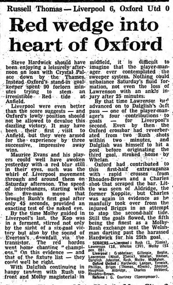 Guardian match report