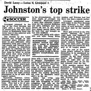 Guardian match report