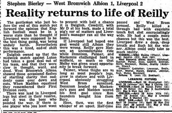 Guardian match report